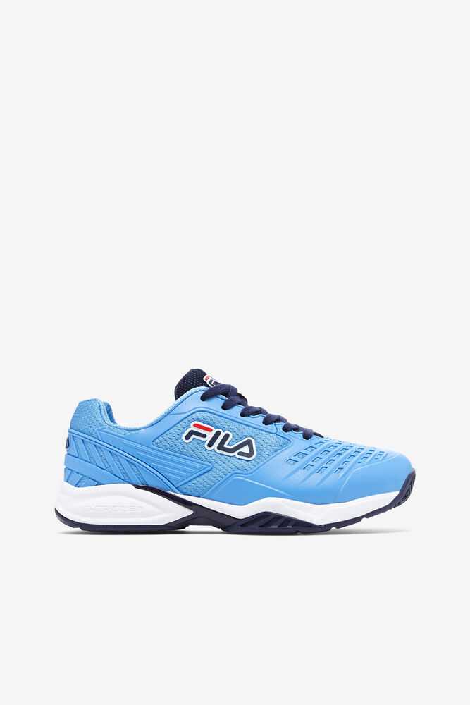 Azure Navy White Women's FILA Axilus 2 Energized Tennis Shoes | USA-15233