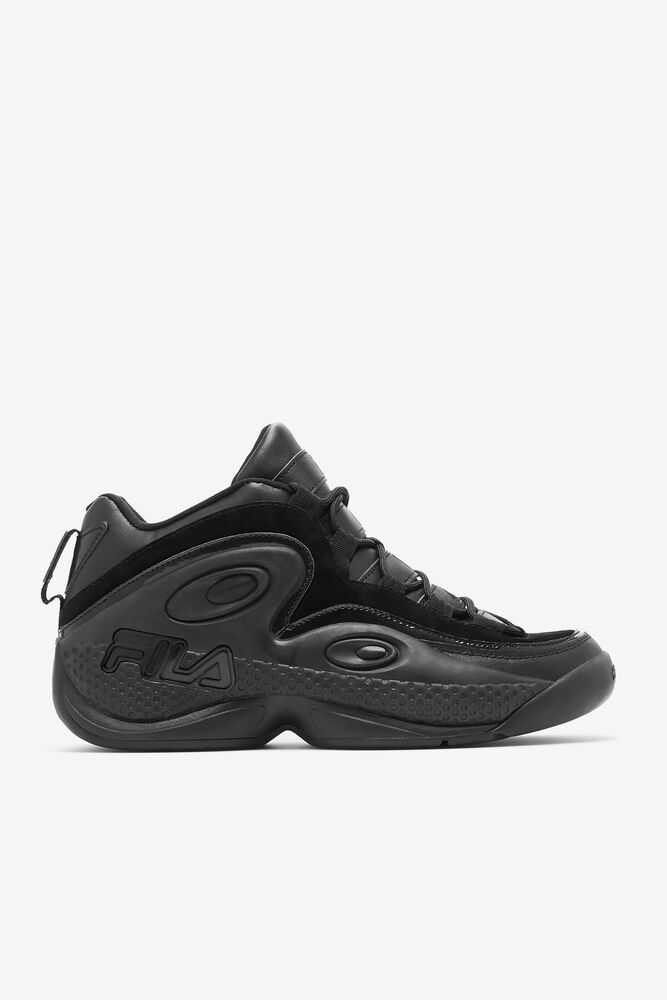 Black Men's FILA Grant Hill 3 Sneakers | USA-327965