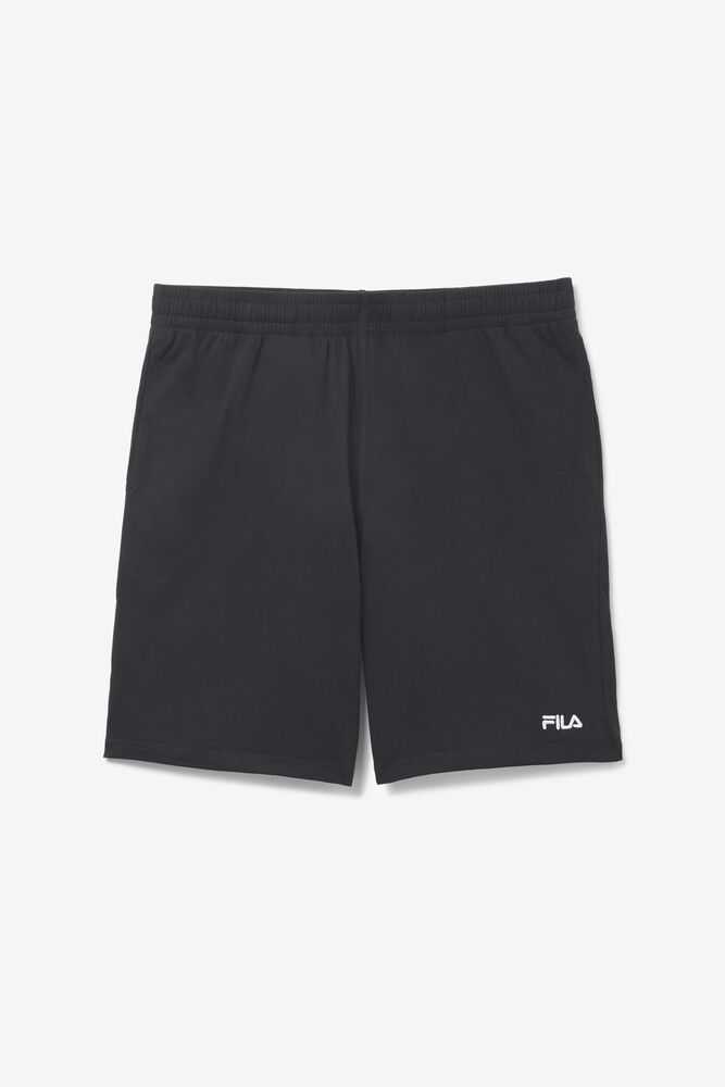 Black Men's FILA Jonco Sport Shorts | USA-470653