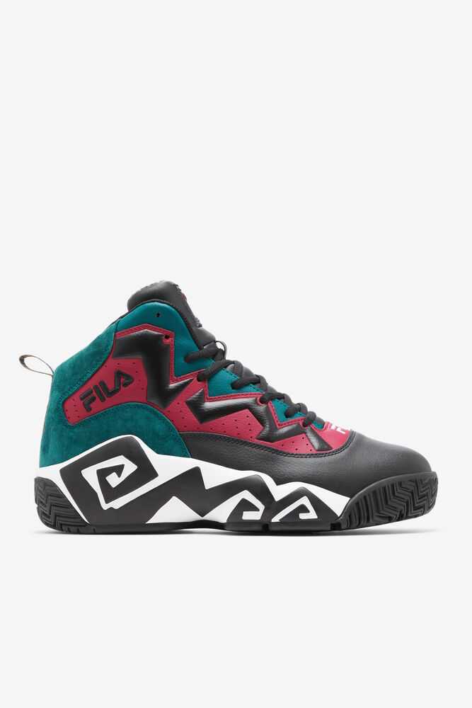 Black Men's FILA Mb Basketball Shoes | USA-423675