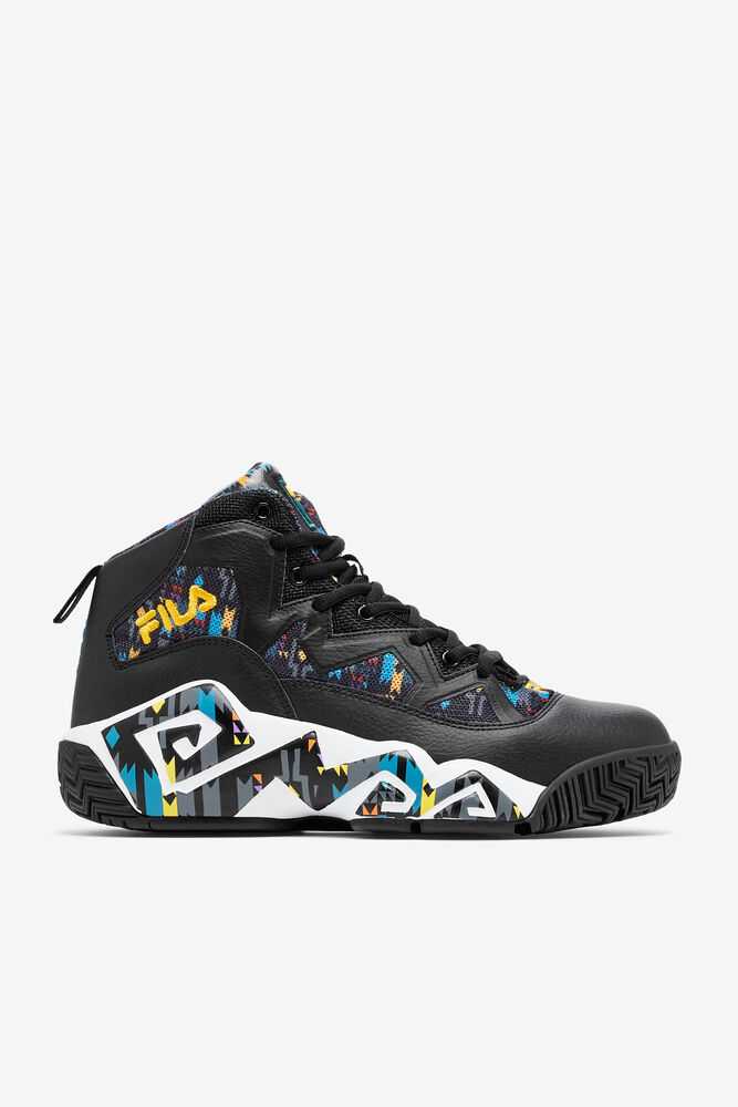 Black Men's FILA Mb Sneakers | USA-641723