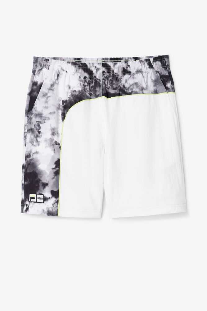 Black Men's FILA Msgm X Fila Tennis Shorts | USA-16005