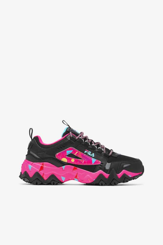 Black Pink Blue Women's FILA Oakmont Tr Trail Running Shoes | USA-15809