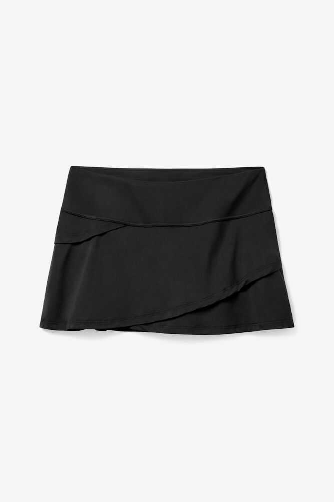 Black Women's FILA Essentials Tennis Skirts | USA-15190