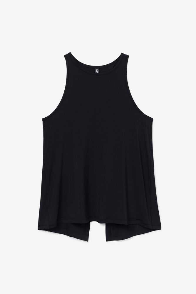 Black Women's FILA Fi-lux Workout Tank | USA-15430