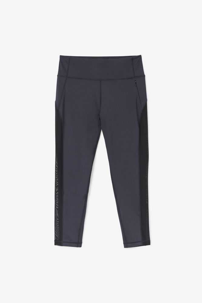 Black Women's FILA Forza Leggings | USA-15335