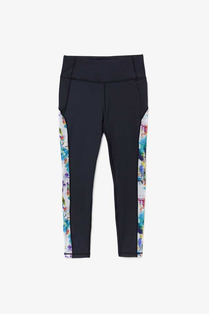 Black Women's FILA Forza Leggings | USA-15336