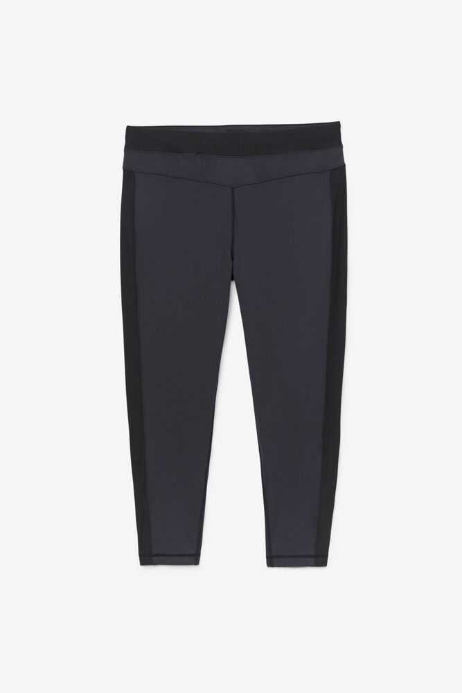 Black Women's FILA Forza Leggings | USA-15350