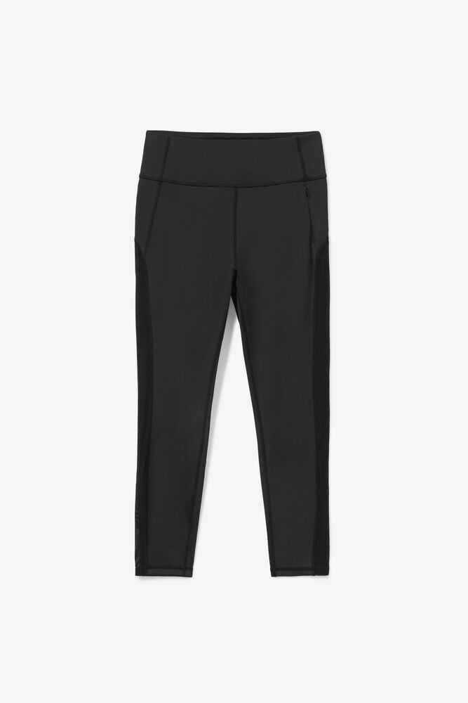 Black Women's FILA Forza Leggings | USA-15352