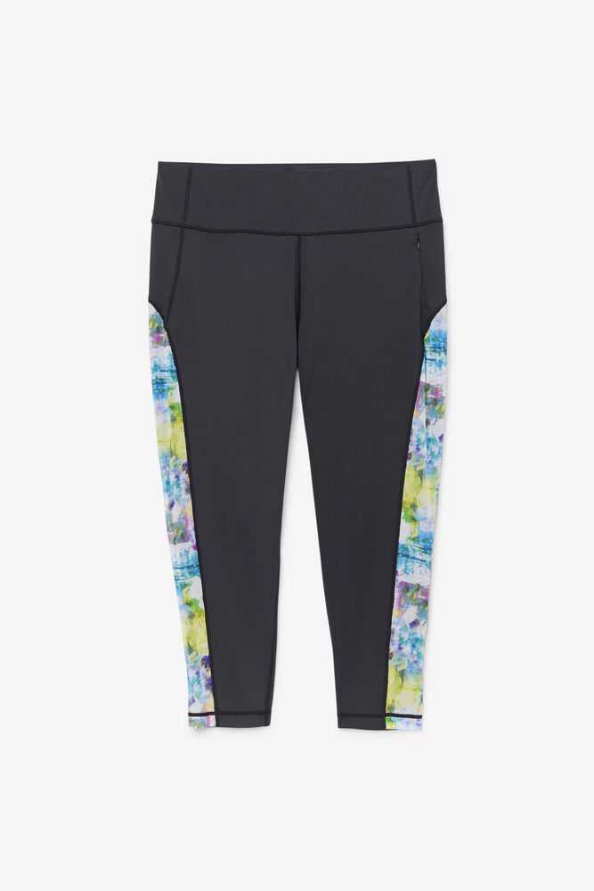 Black Women's FILA Forza Leggings | USA-15359