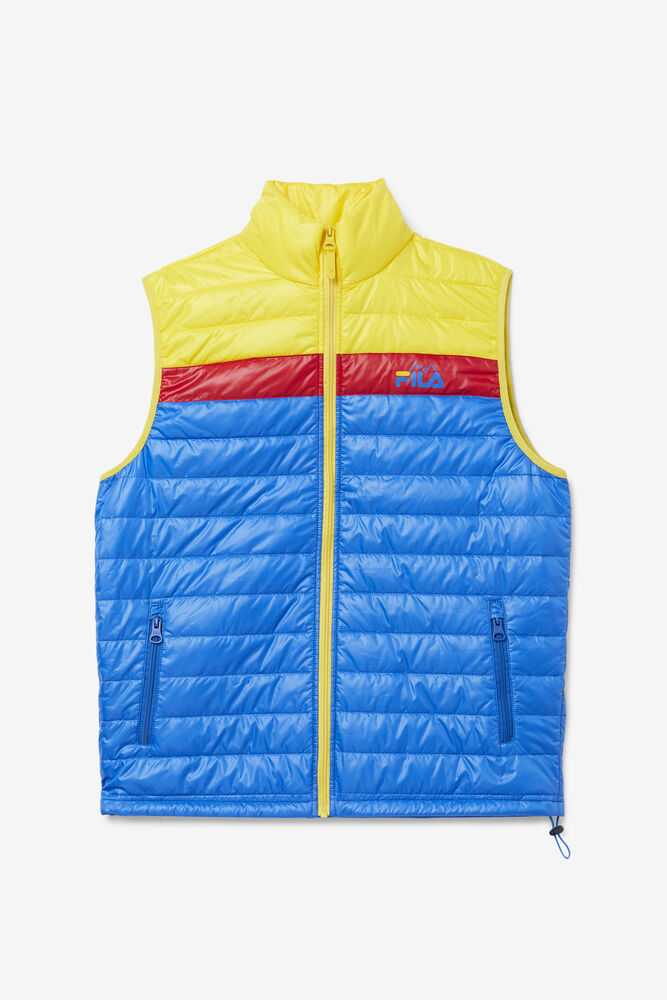 Blue Lemon Red Men's FILA Tri Vest | USA-823064