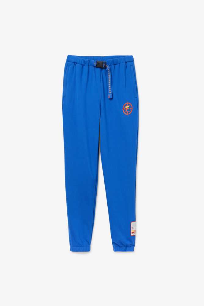 Blue Men's FILA Basecamp Sport Pants | USA-532804