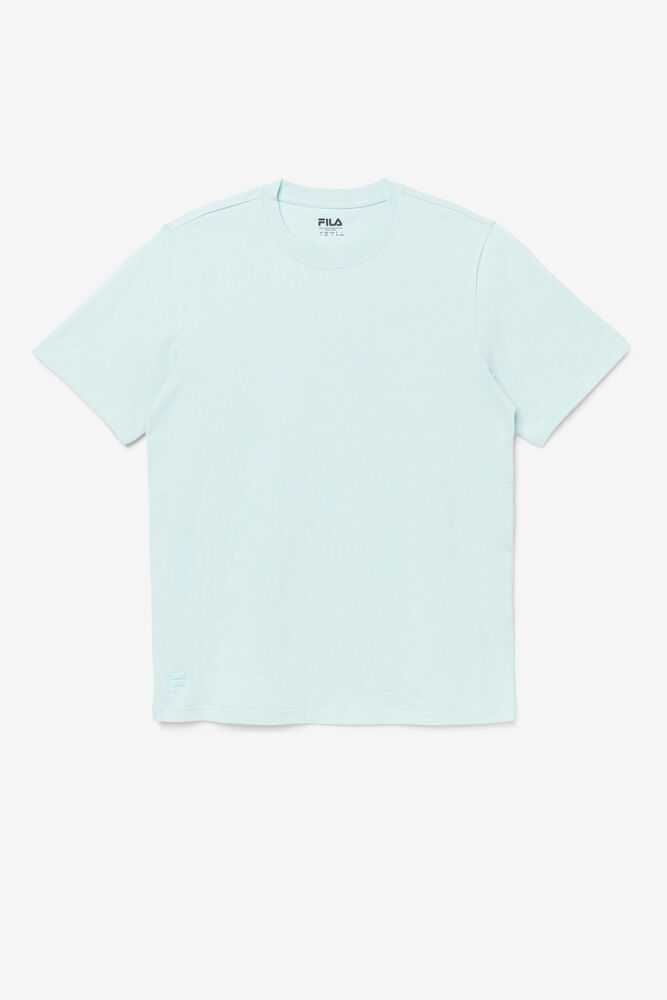 Blue Men's FILA Vinny T-shirts | USA-16192