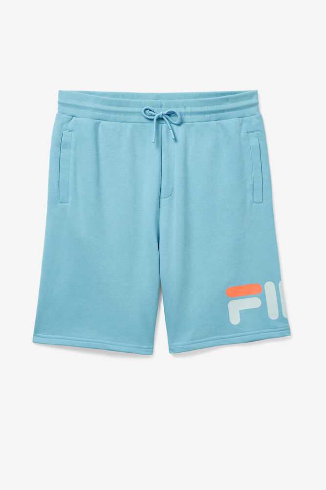 Blue Men's FILA Zeshawn Sweat Shorts | USA-318690