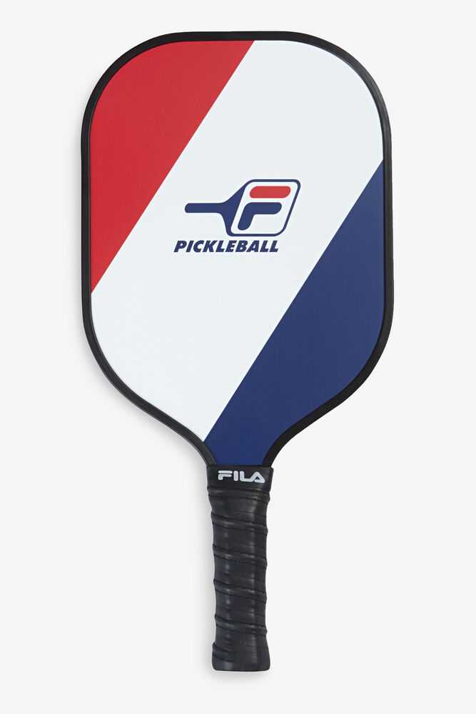 Blue White Red Men's FILA Graphite Pickleball Paddle | USA-16085