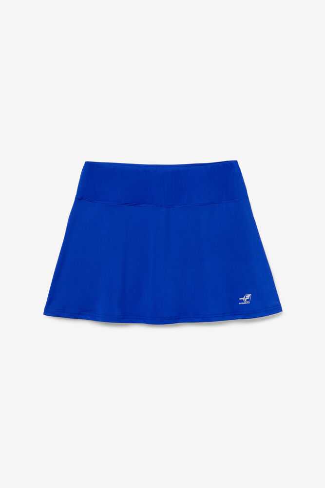 Blue Women's FILA Pickleball Flounce Skirts | USA-15301