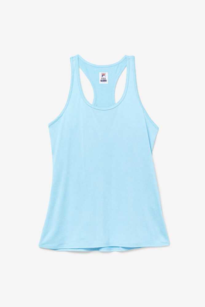 Blue Women's FILA Pickleball Tank Top | USA-15307