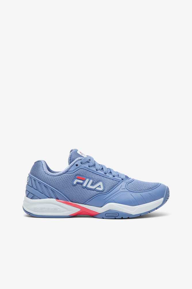 Blue Women's FILA Volley Zone Pickleball Shoes | USA-15329