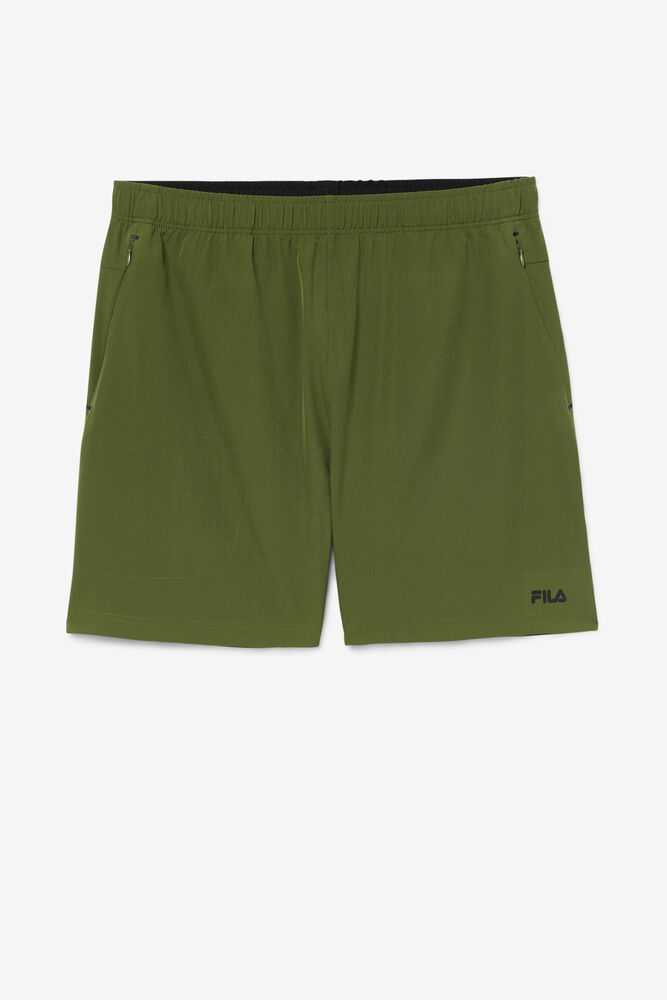 Deep Green Men's FILA Finula Sport Shorts | USA-170384