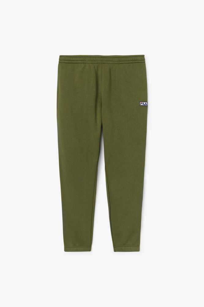 Deep Green Men's FILA Garin Fleece Sweatpants | USA-721586