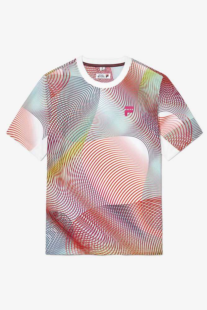 Fluorescent Men's FILA Bevans Tennis Shirts | USA-16061