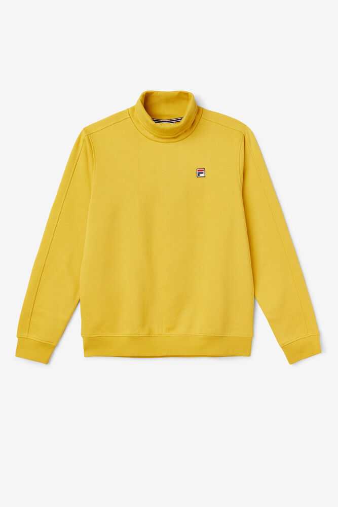 Gold Men's FILA Noah Sweatshirt | USA-043152