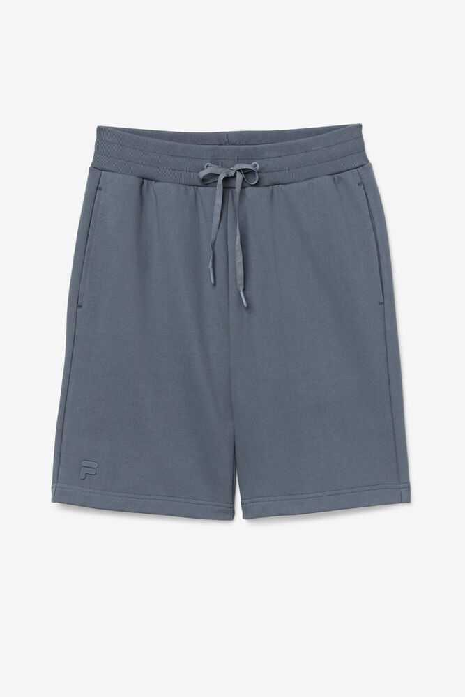 Grey Blue Men's FILA Taylor Sport Shorts | USA-412590