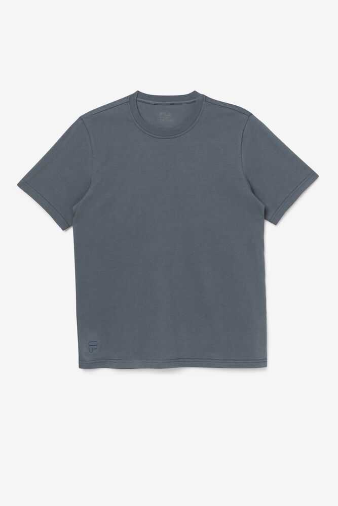 Grey Blue Women's FILA Vinny T-shirts | USA-15745