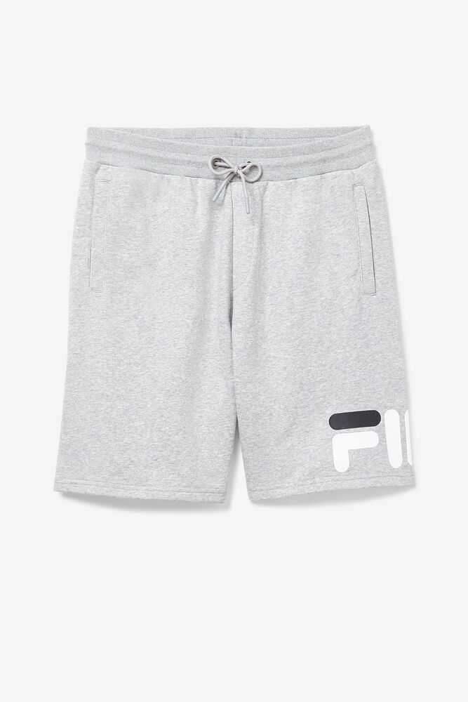 Grey Men's FILA Zeshawn Sweat Shorts | USA-157362