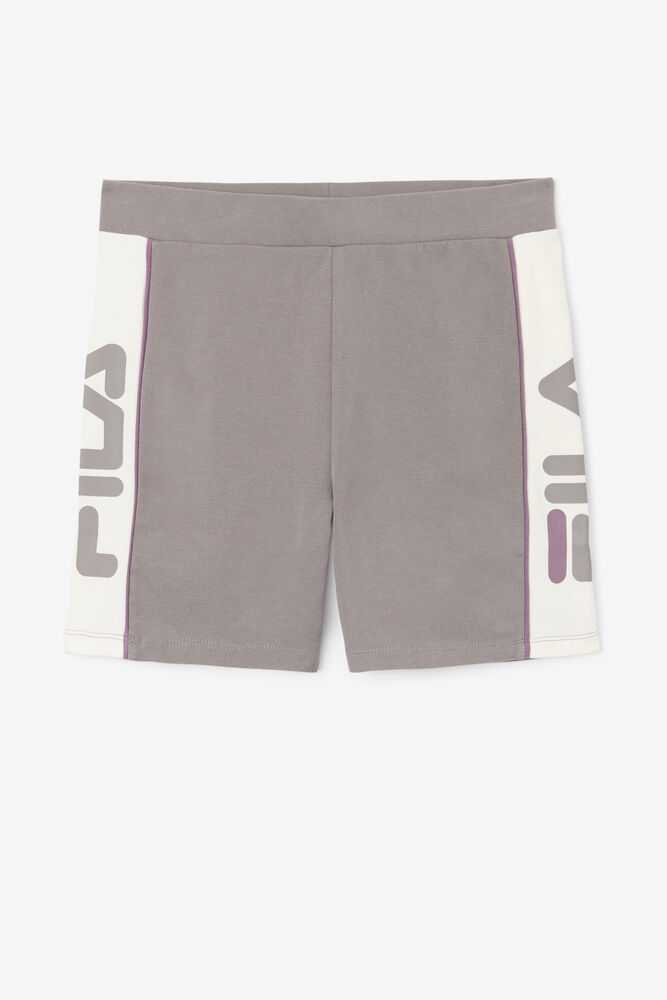 Grey Women's FILA Davina Biker Shorts | USA-15567