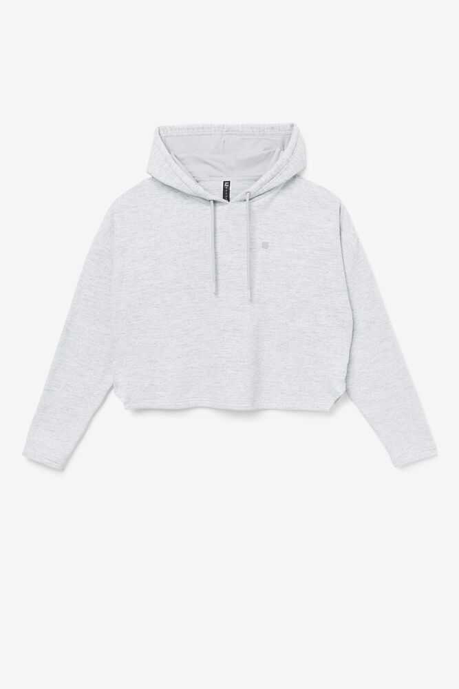 Grey Women's FILA Fi-lux Hoodie | USA-15387