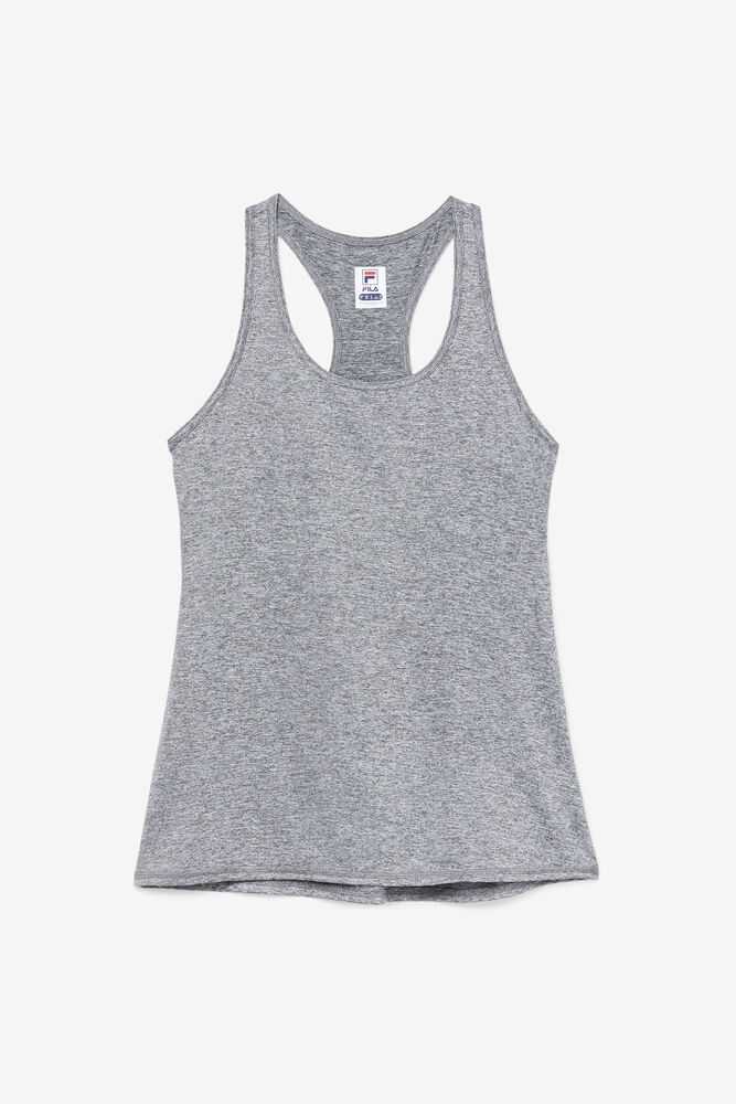 Grey Women's FILA Pickleball Tank Top | USA-15308