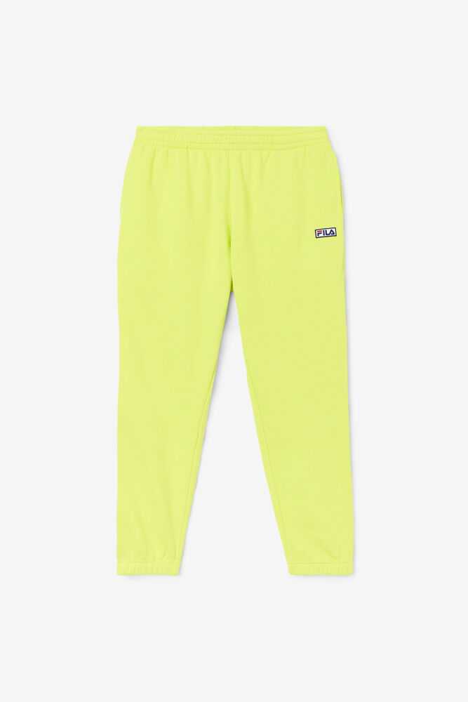 Light Green Men's FILA Garin Fleece Sweatpants | USA-278351