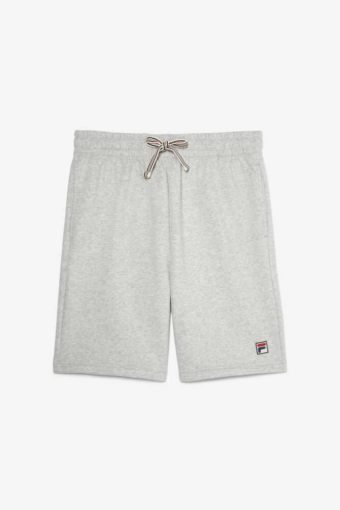 Light Grey Men's FILA Vico Fleece Shorts | USA-064518