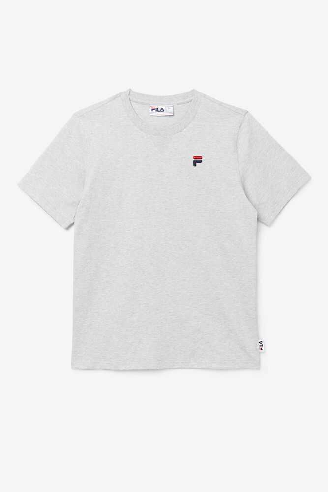 Light Grey Women's FILA Derion T-shirts | USA-15684