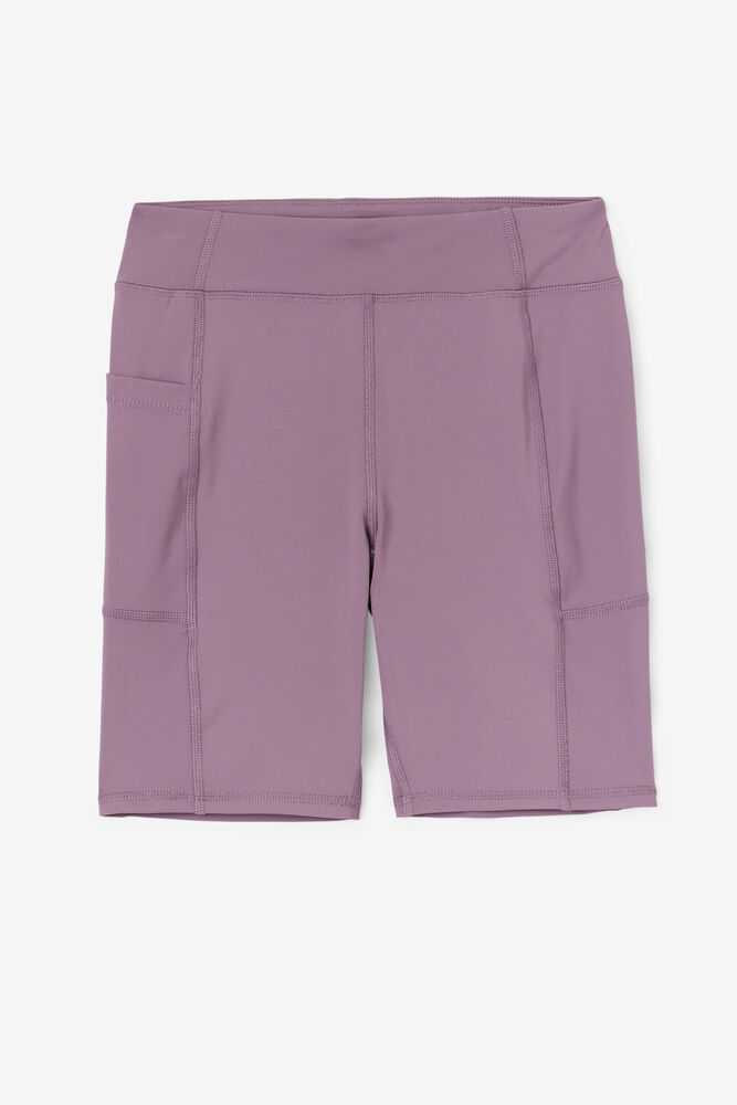 Light Purple Women's FILA Tiana Bike Shorts | USA-15568