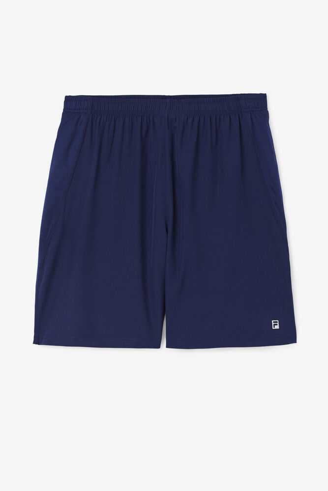 Navy Men's FILA Essentials Tennis Shorts | USA-15982