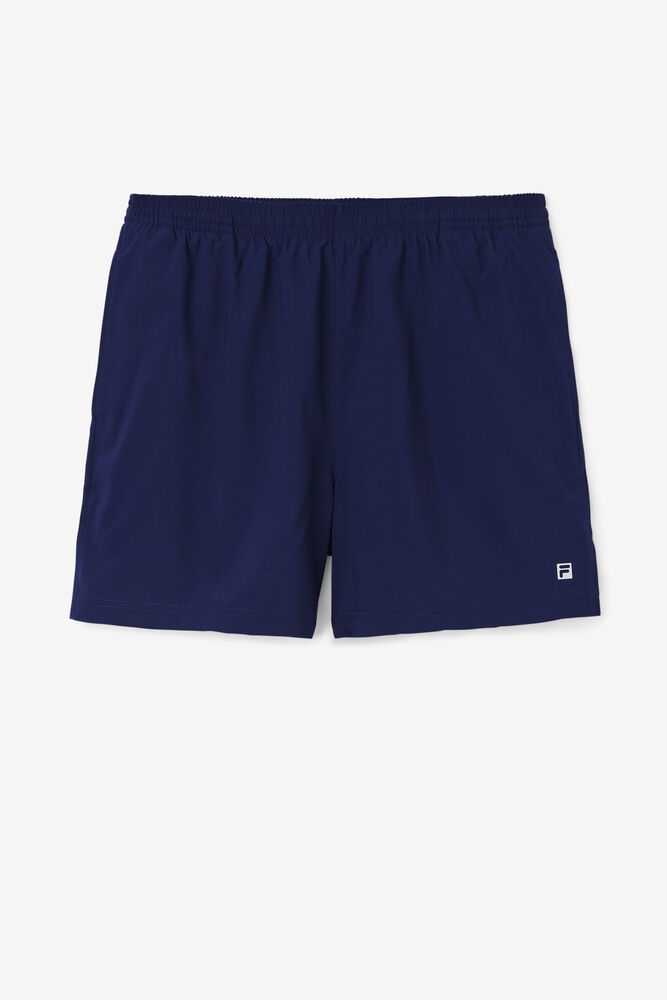 Navy Men's FILA Essentials Tennis Shorts | USA-15983