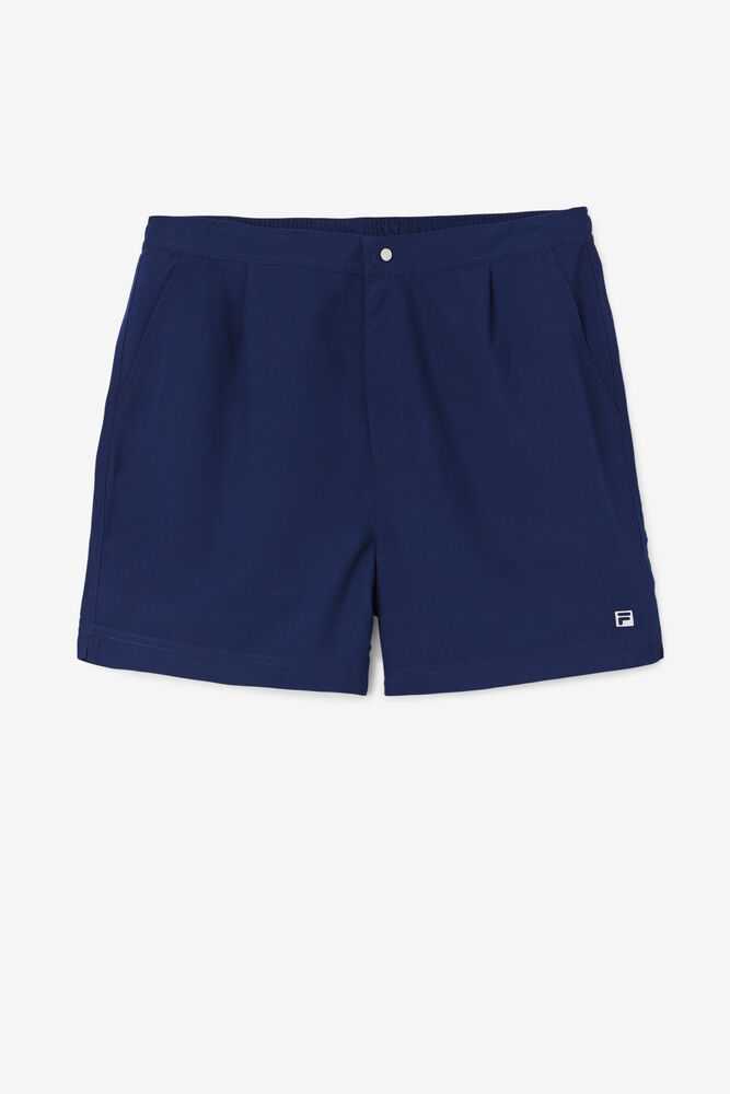 Navy Men's FILA Essentials Tennis Shorts | USA-15993