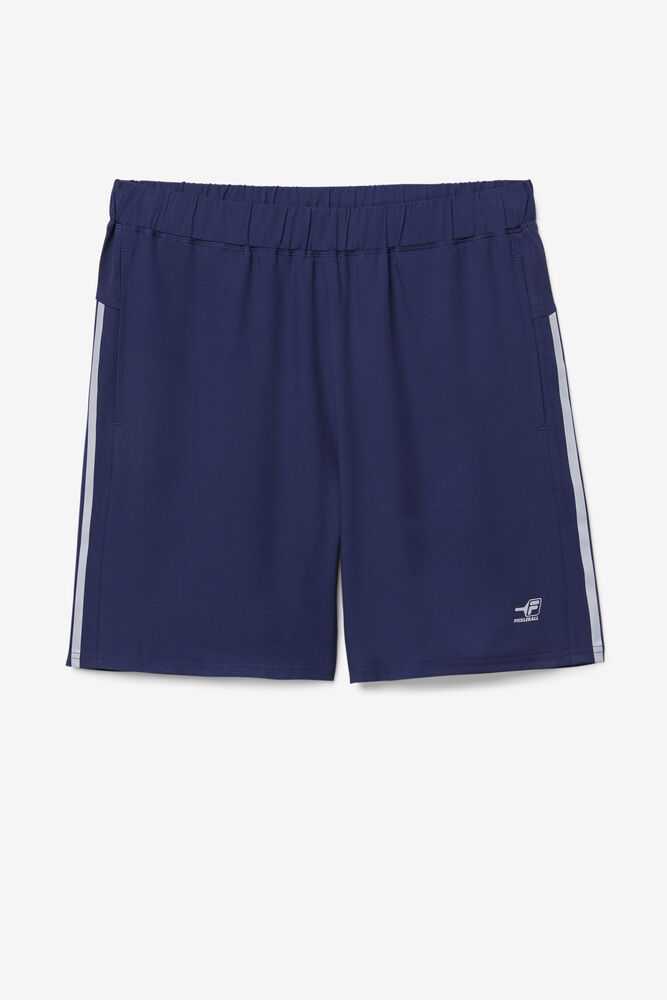 Navy Men's FILA Pickleball Shorts | USA-16103