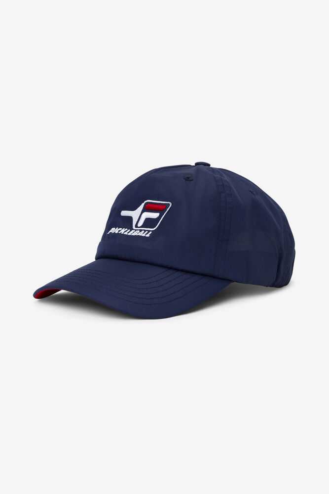 Navy Red Men's FILA Pickleball Hats | USA-16072