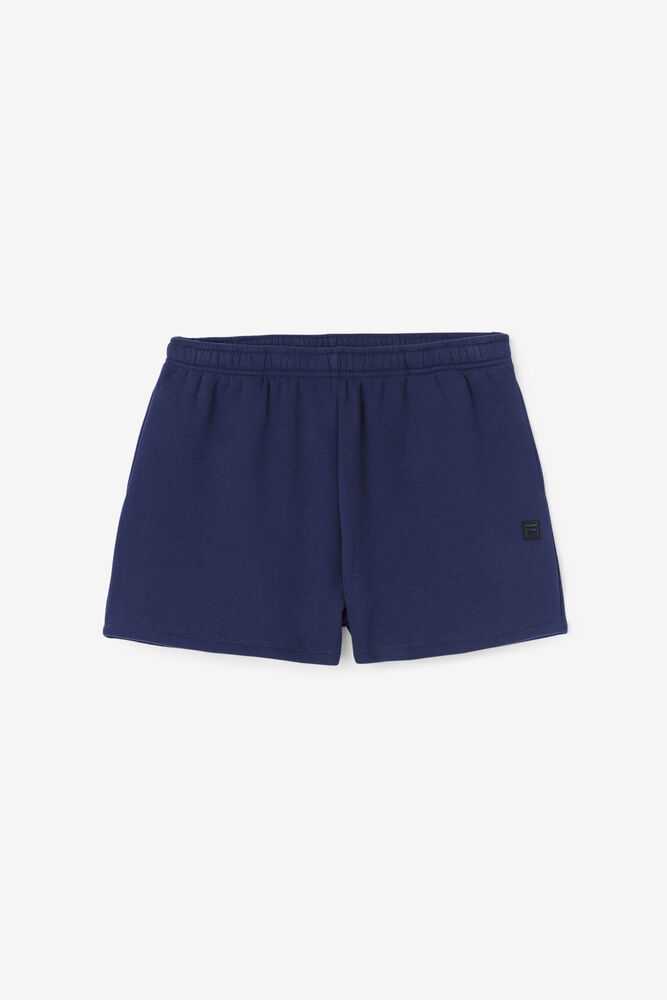 Navy Women's FILA Nalani Sport Shorts | USA-15549