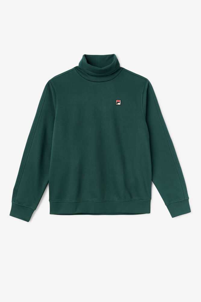 Olive Men's FILA Noah Sweatshirt | USA-587461