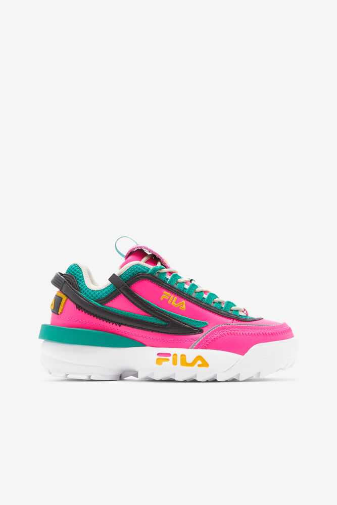 Pink Gold Women's FILA Disruptor 2 Exp Sneakers | USA-15861