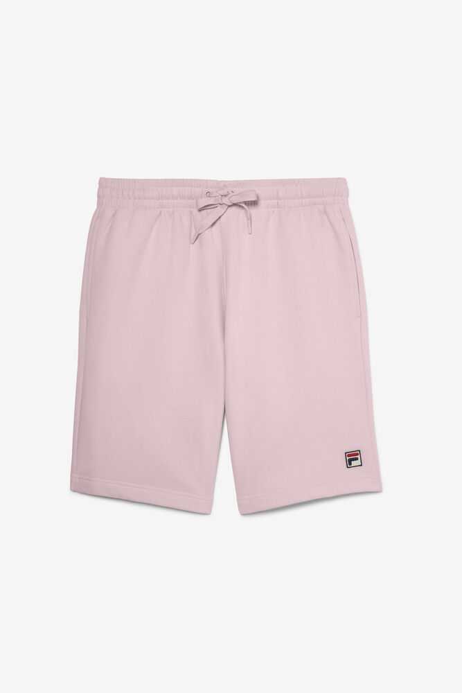 Pink Men's FILA Vico Fleece Shorts | USA-627158