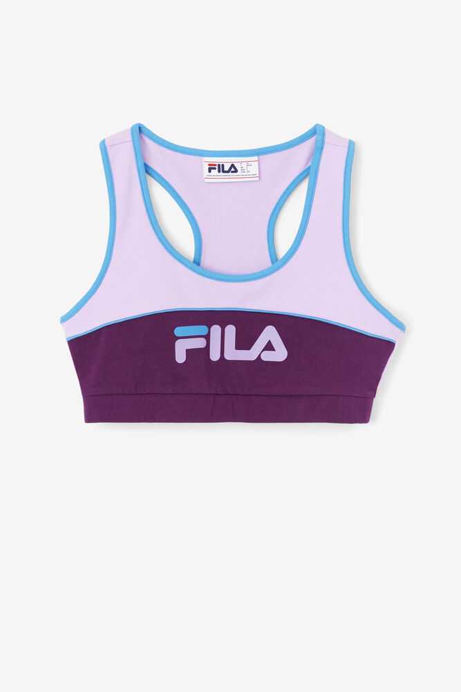 Pink Women's FILA Kairi Sport Bra | USA-15709