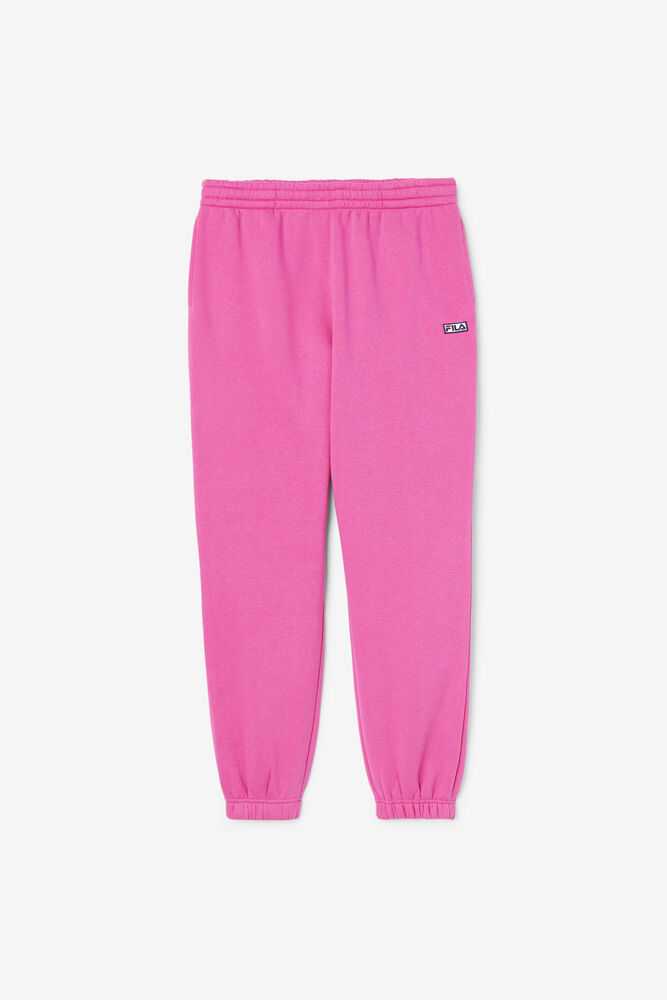 Pink Women's FILA Lassie Fleece Joggers | USA-15577