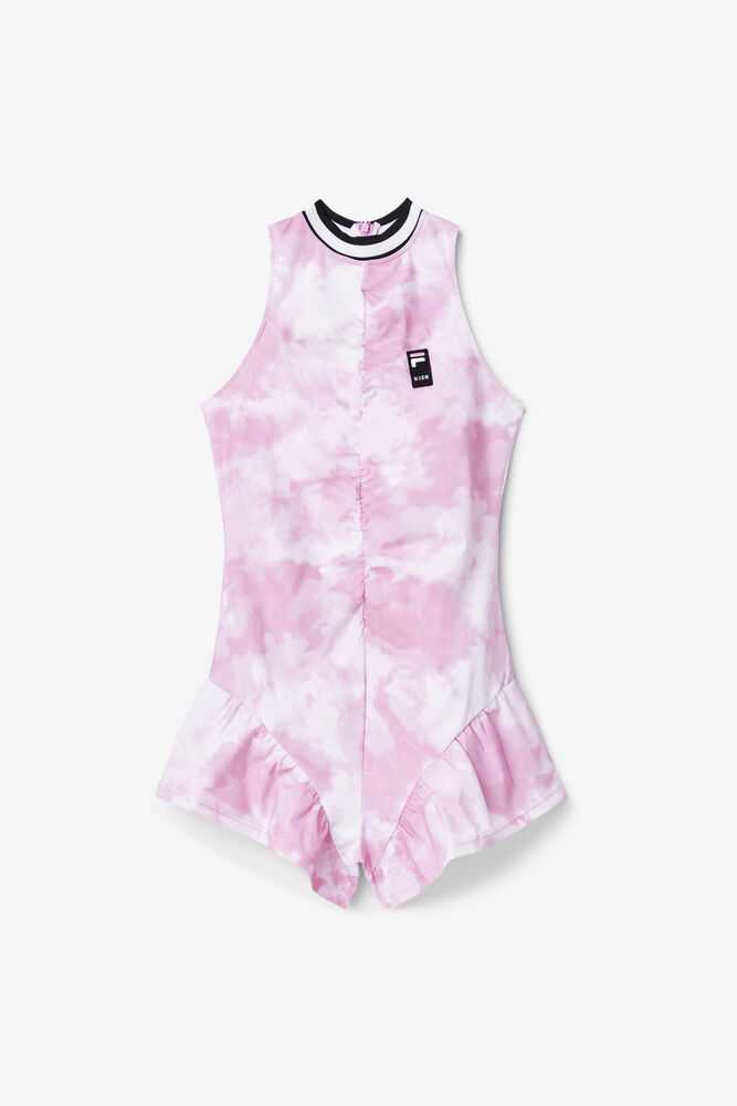 Pink Women's FILA Msgm X Fila Romper | USA-15204