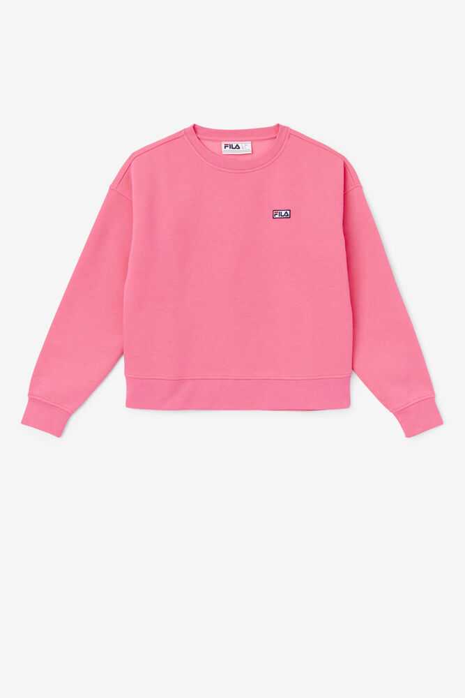 Pink Women's FILA Stina Hoodie | USA-15637