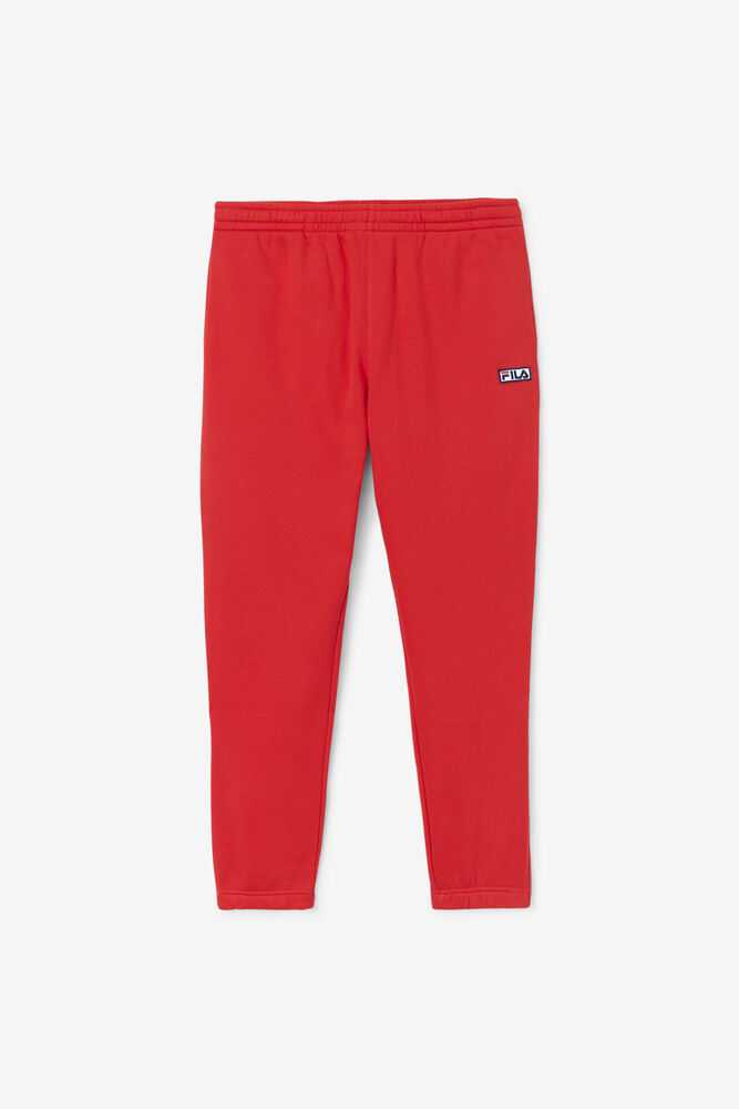 Red Men's FILA Garin Fleece Sweatpants | USA-690315